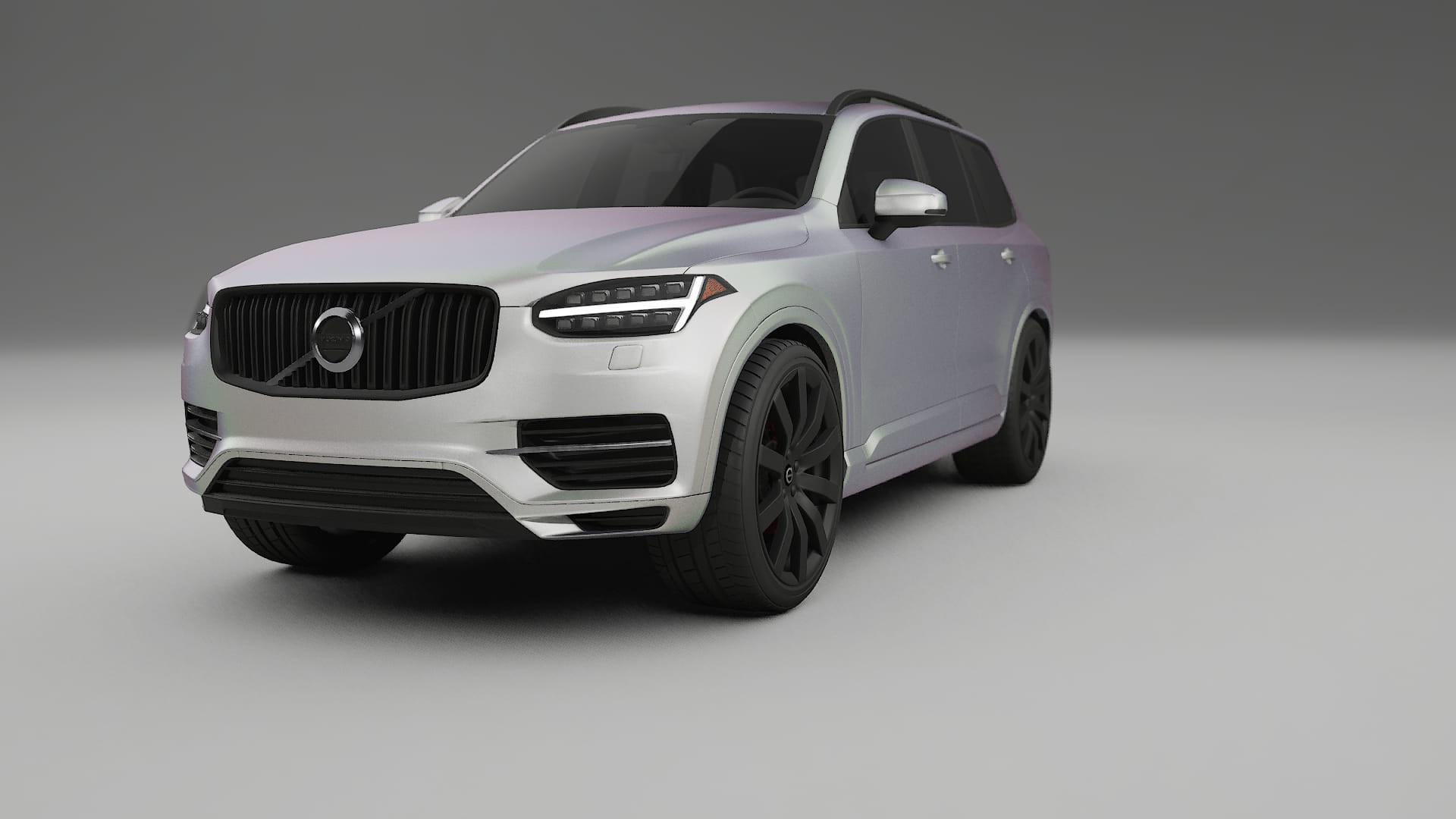 Volvo XC90 SPA TPU Lackskyddsfilm | NEBULA Färgskiftande PPF – Komplett Förskuret Kit