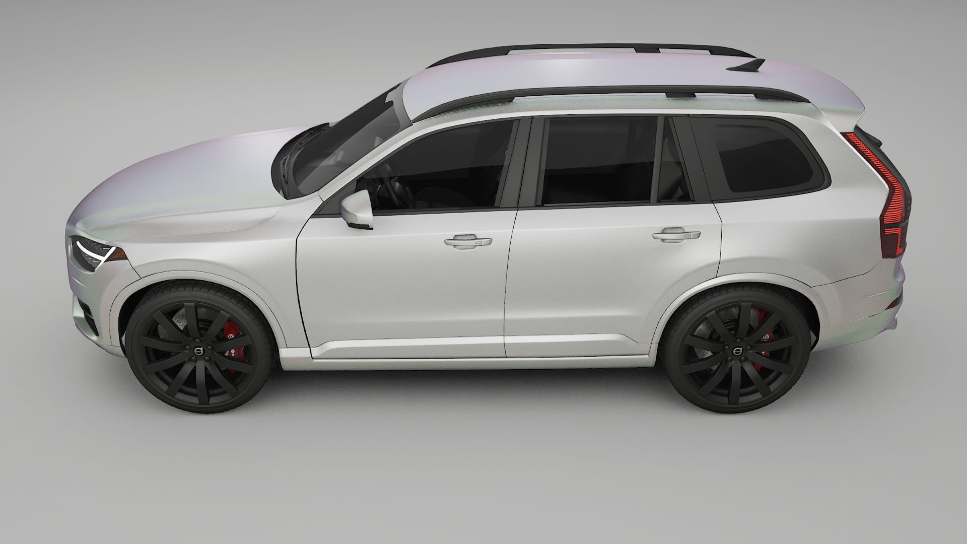 Volvo XC90 SPA TPU Lackskyddsfilm | NEBULA Färgskiftande PPF – Komplett Förskuret Kit