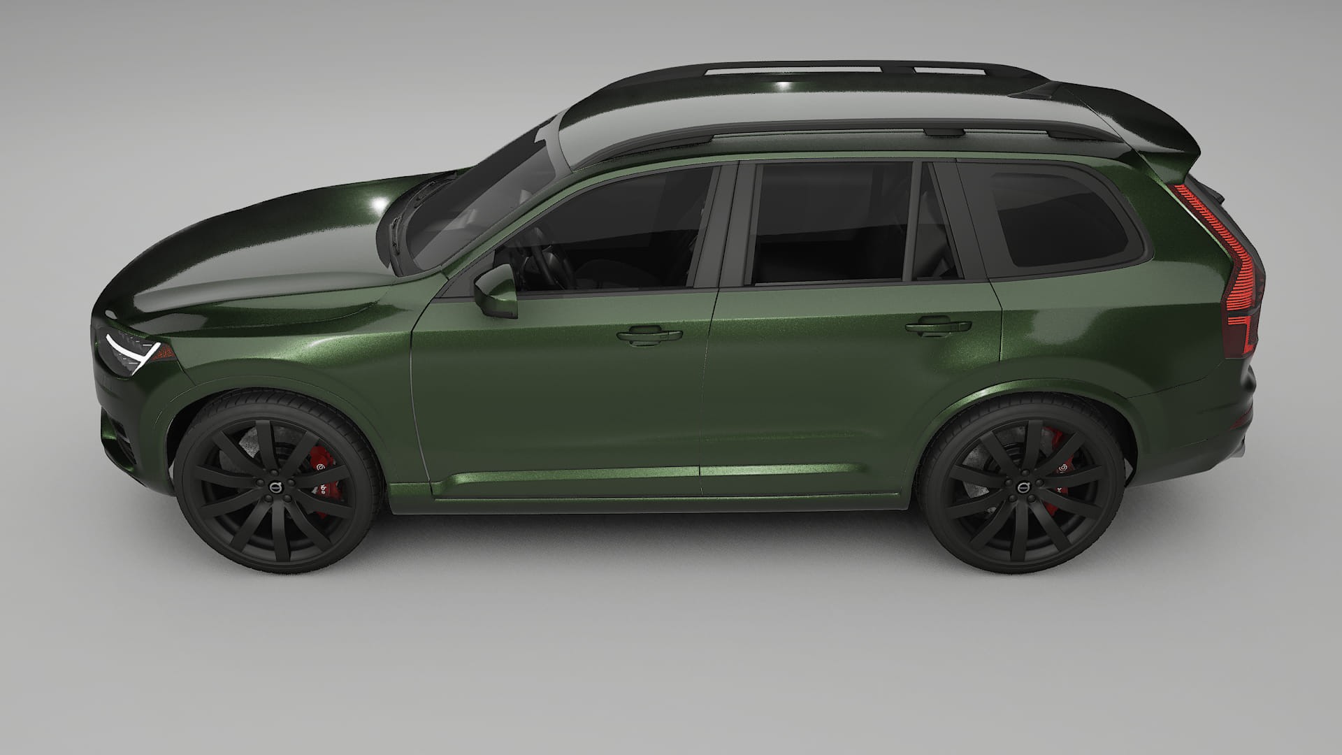 Volvo XC90 SPA TPU Lackskyddsfilm | LAGOON Färgskiftande PPF – Komplett Förskuret Kit