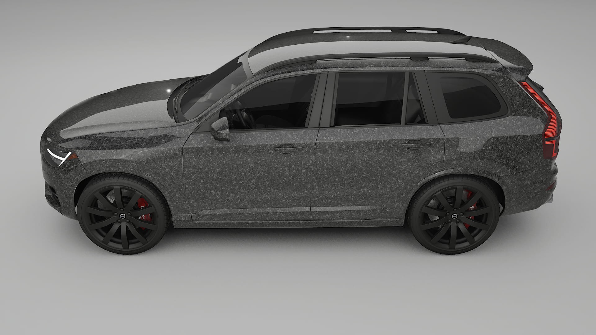 Volvo XC90 SPA TPU Lackskyddsfilm | FORGED S Färgskiftande PPF – Komplett Förskuret Kit