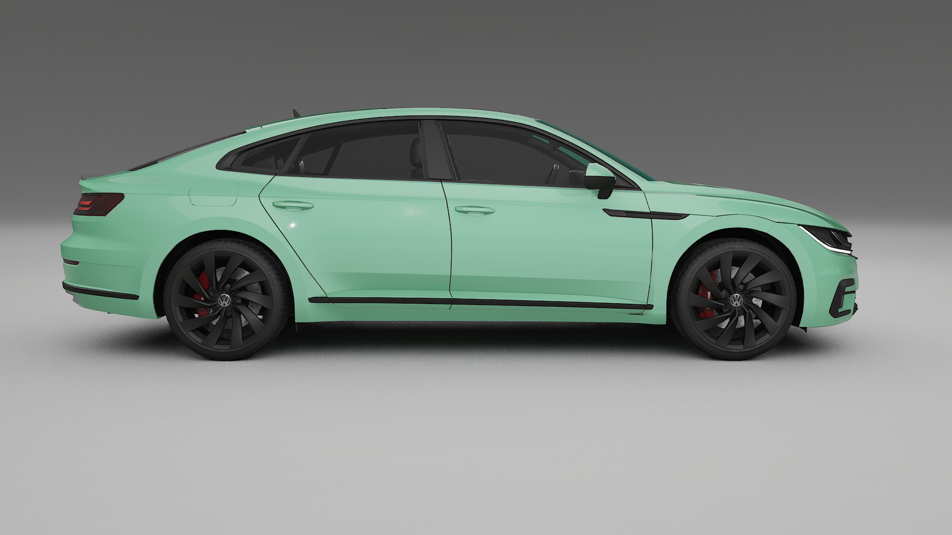 VW Arteon R 3H prefacelift pre LCI TPU Lackskyddsfilm | DUSTY Färgskiftande PPF – Komplett Förskuret Kit