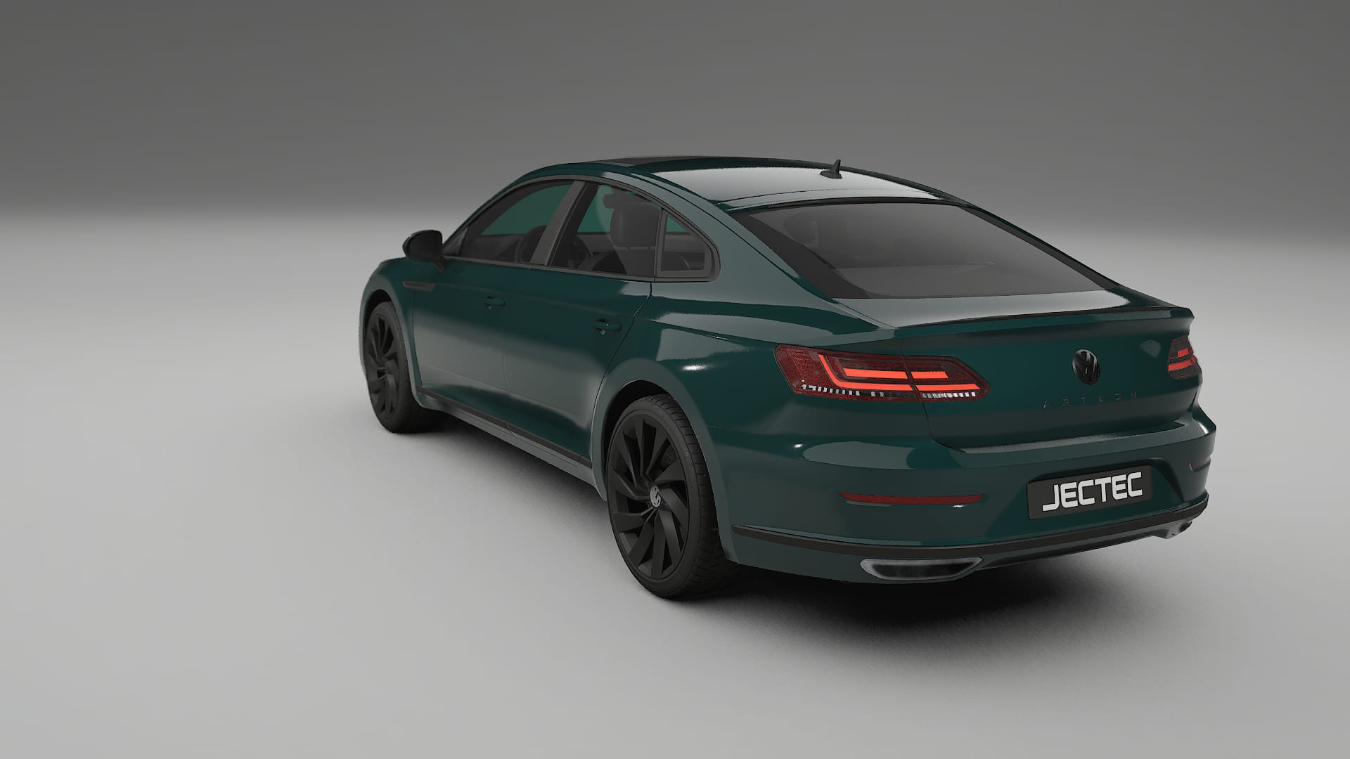 VW Arteon R 3H prefacelift pre LCI TPU Lackskyddsfilm | INFERNO Färgskiftande PPF – Komplett Förskuret Kit
