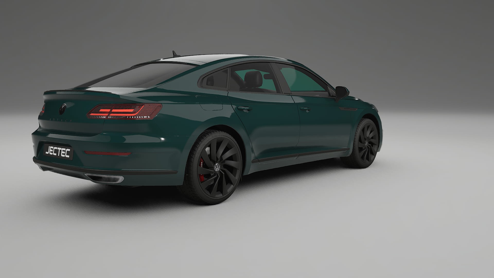 VW Arteon R 3H prefacelift pre LCI TPU Lackskyddsfilm | INFERNO Färgskiftande PPF – Komplett Förskuret Kit