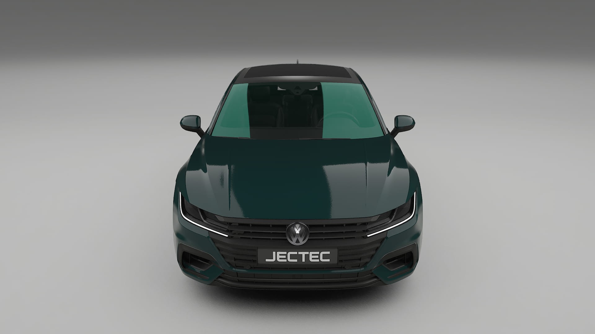 VW Arteon R 3H prefacelift pre LCI TPU Lackskyddsfilm | INFERNO Färgskiftande PPF – Komplett Förskuret Kit