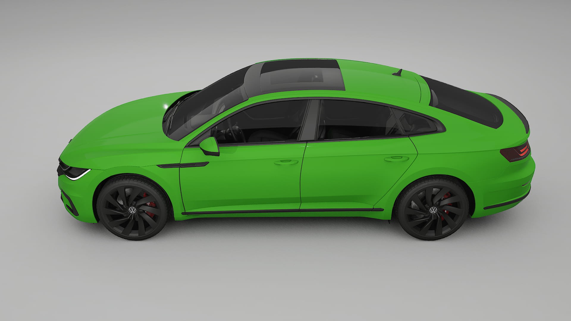 VW Arteon R 3H prefacelift pre LCI TPU Lackskyddsfilm | VENOM Färgskiftande PPF – Komplett Förskuret Kit