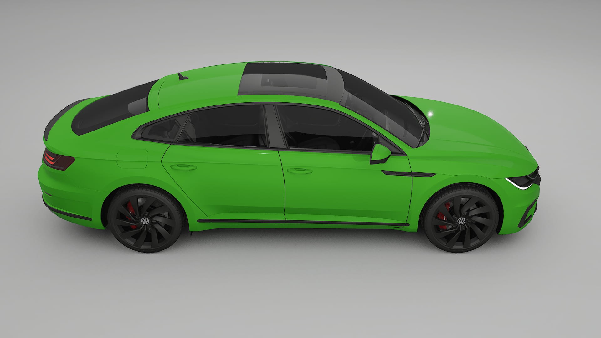 VW Arteon R 3H prefacelift pre LCI TPU Lackskyddsfilm | VENOM Färgskiftande PPF – Komplett Förskuret Kit