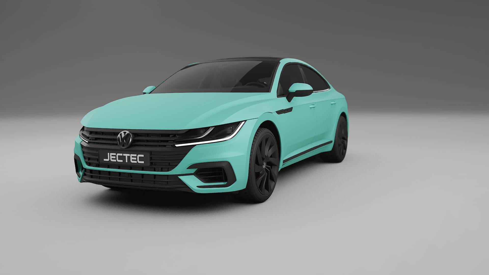 VW Arteon R 3H prefacelift pre LCI TPU Lackskyddsfilm | FROST Färgskiftande PPF – Komplett Förskuret Kit