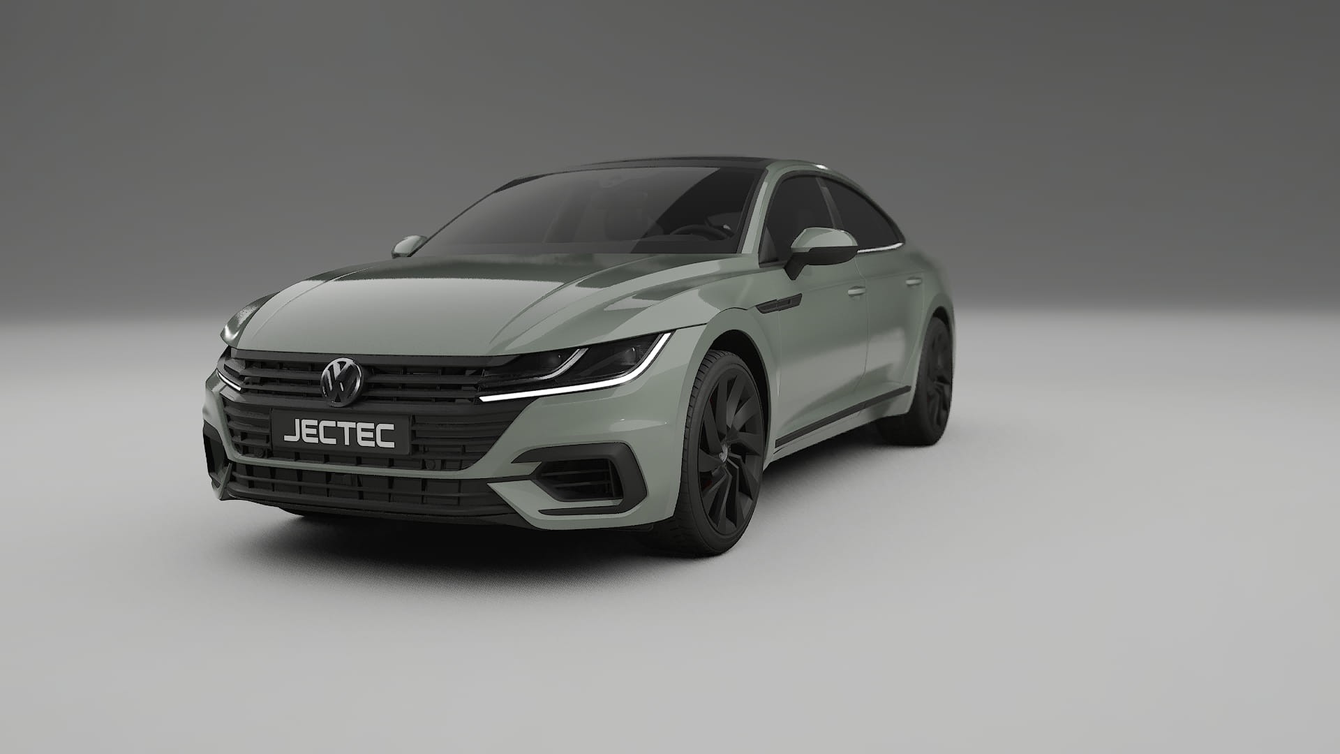 VW Arteon R 3H prefacelift pre LCI TPU Lackskyddsfilm | SLATE Färgskiftande PPF – Komplett Förskuret Kit