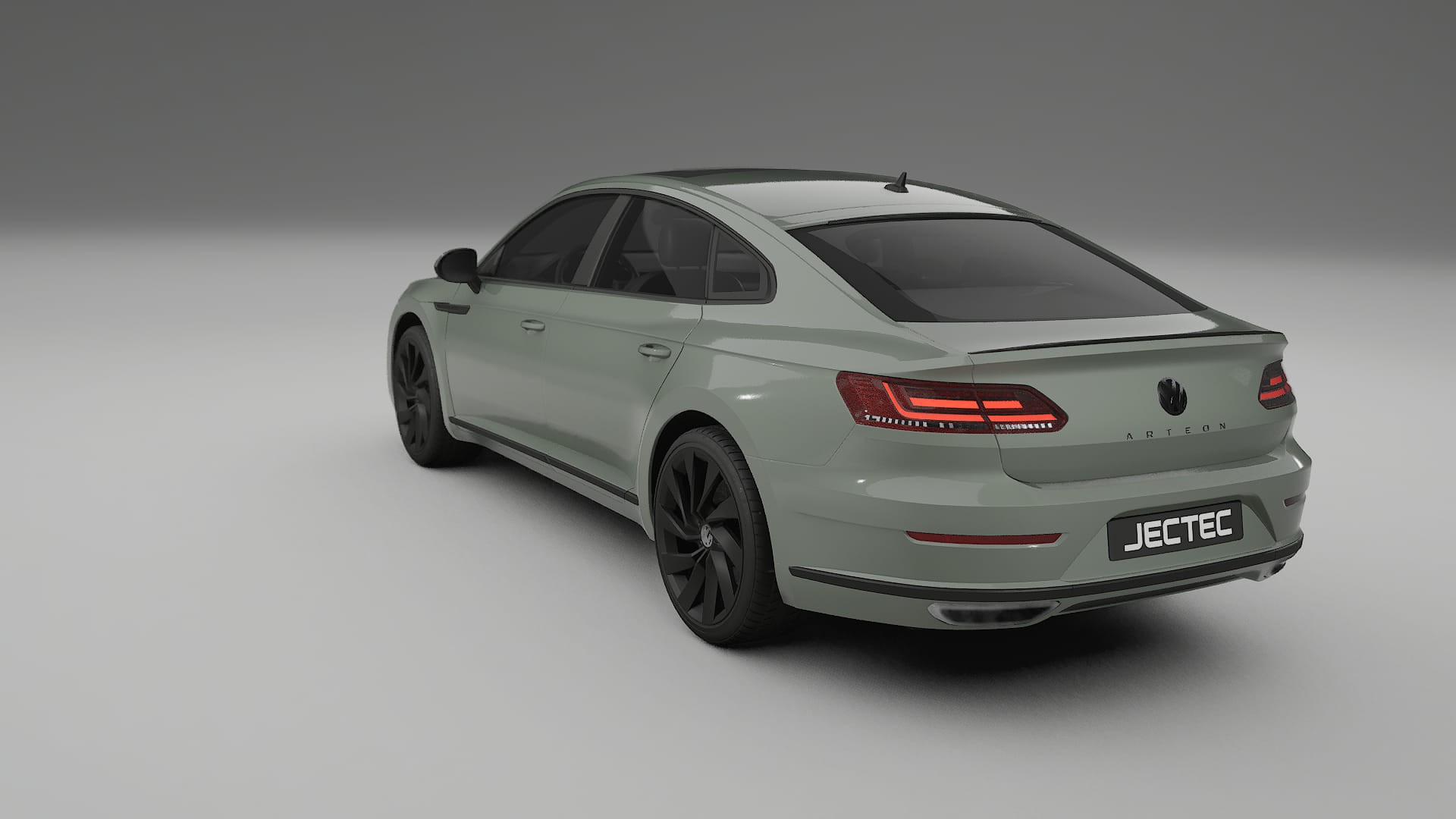 VW Arteon R 3H prefacelift pre LCI TPU Lackskyddsfilm | SLATE Färgskiftande PPF – Komplett Förskuret Kit