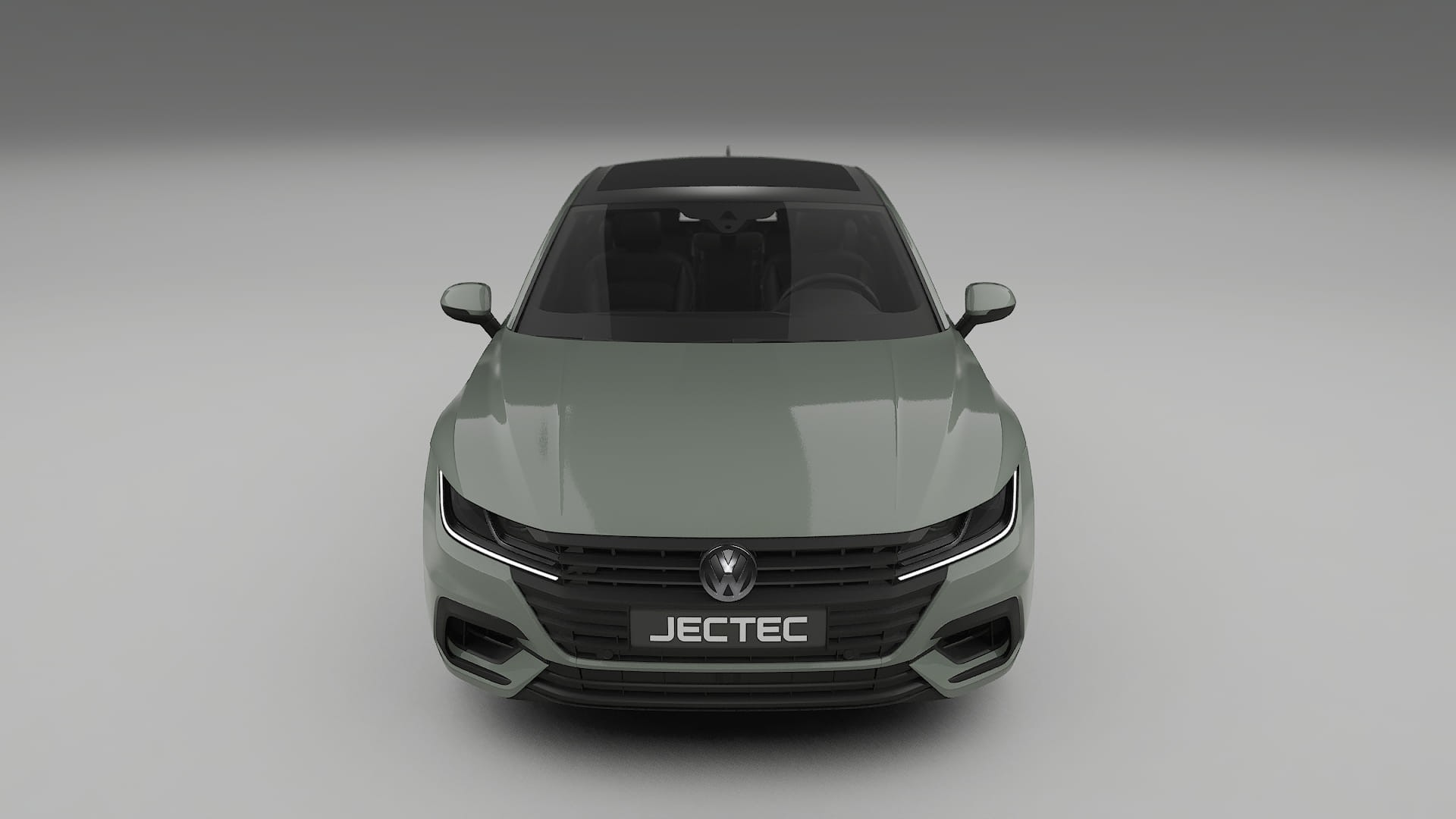 VW Arteon R 3H prefacelift pre LCI TPU Lackskyddsfilm | SLATE Färgskiftande PPF – Komplett Förskuret Kit