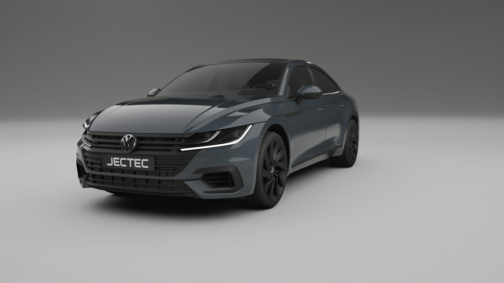 VW Arteon R 3H prefacelift pre LCI TPU Lackskyddsfilm | GRANITE Färgskiftande PPF – Komplett Förskuret Kit