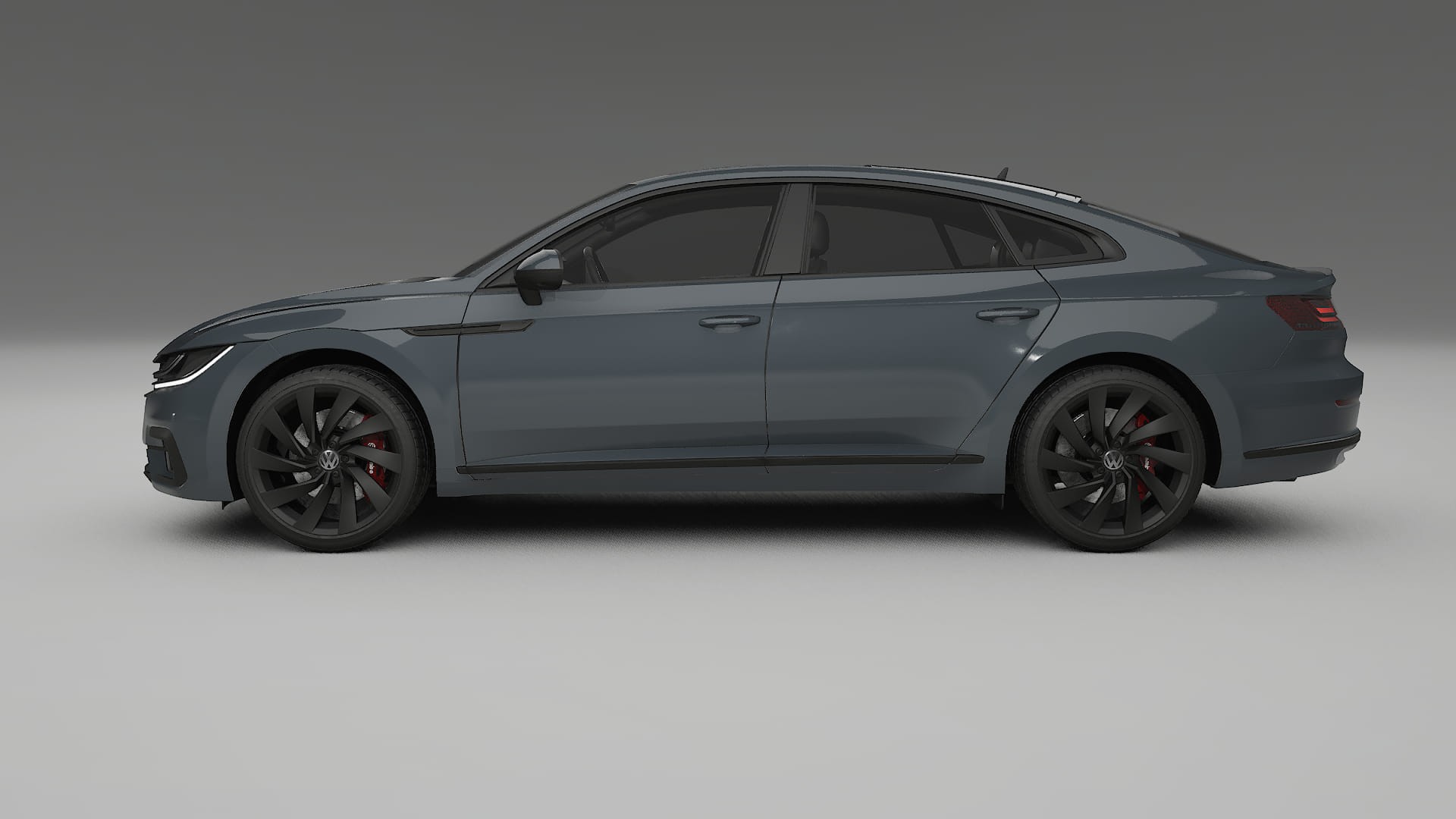 VW Arteon R 3H prefacelift pre LCI TPU Lackskyddsfilm | GRANITE Färgskiftande PPF – Komplett Förskuret Kit