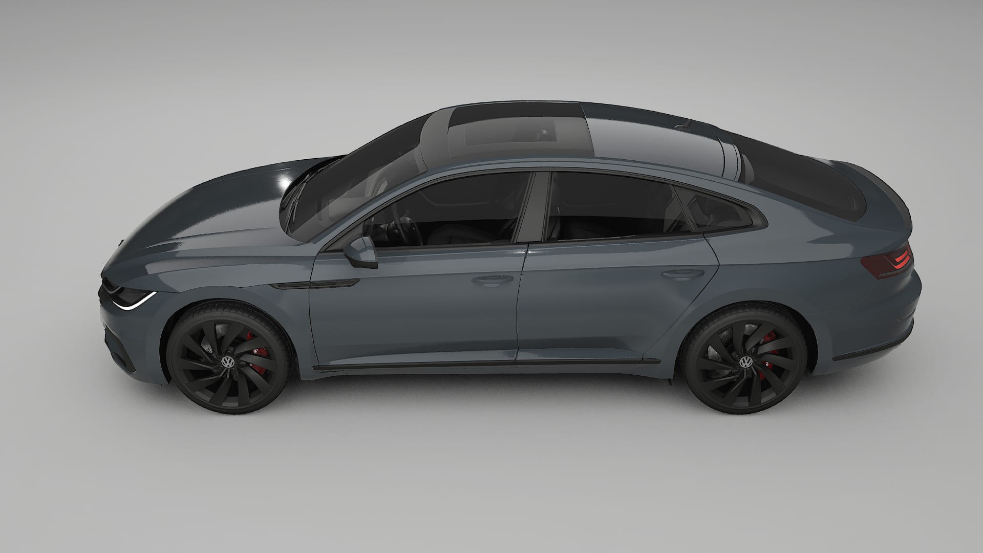 VW Arteon R 3H prefacelift pre LCI TPU Lackskyddsfilm | GRANITE Färgskiftande PPF – Komplett Förskuret Kit