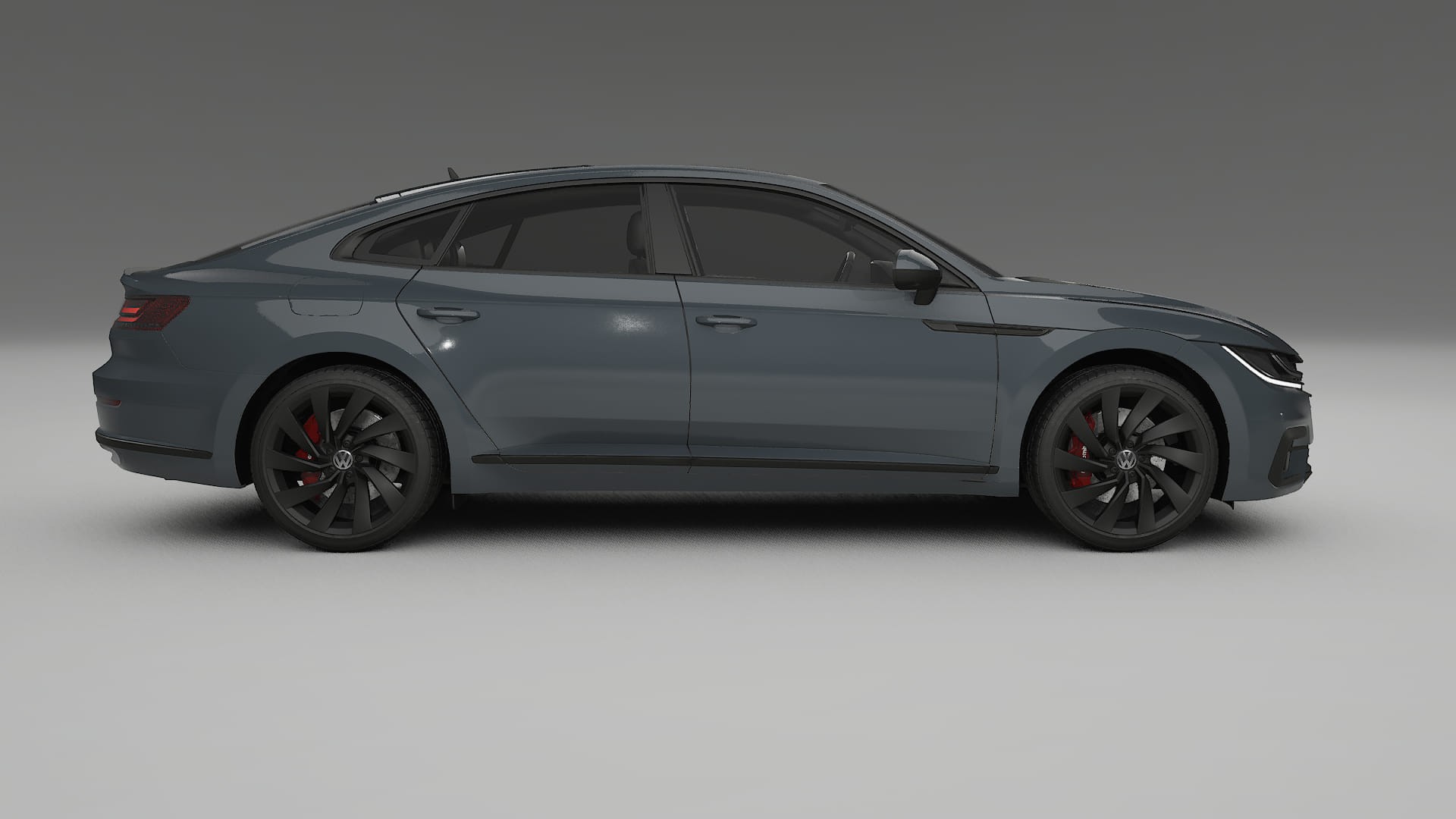 VW Arteon R 3H prefacelift pre LCI TPU Lackskyddsfilm | GRANITE Färgskiftande PPF – Komplett Förskuret Kit