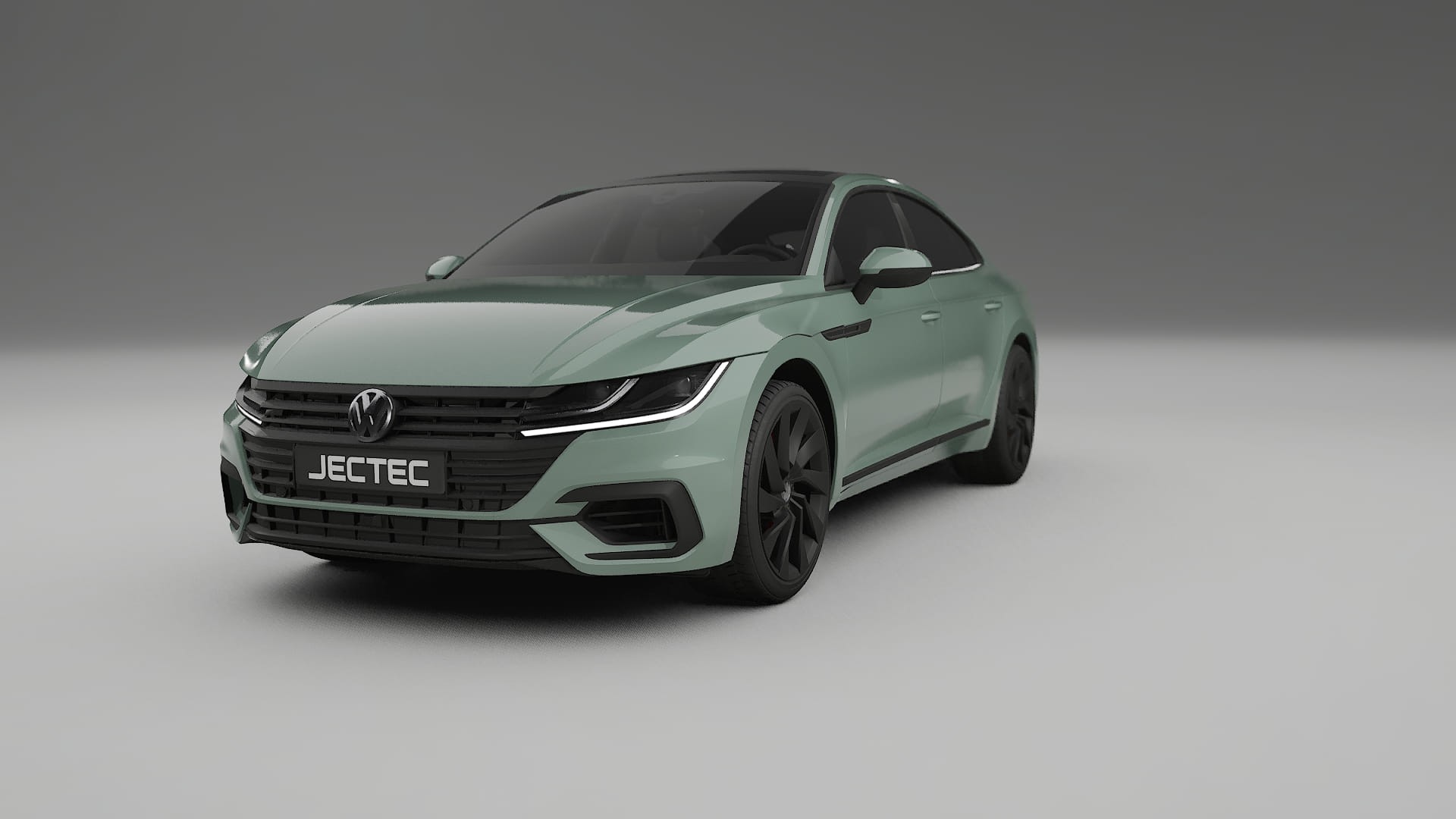 VW Arteon R 3H prefacelift pre LCI TPU Lackskyddsfilm | CINDER Färgskiftande PPF – Komplett Förskuret Kit