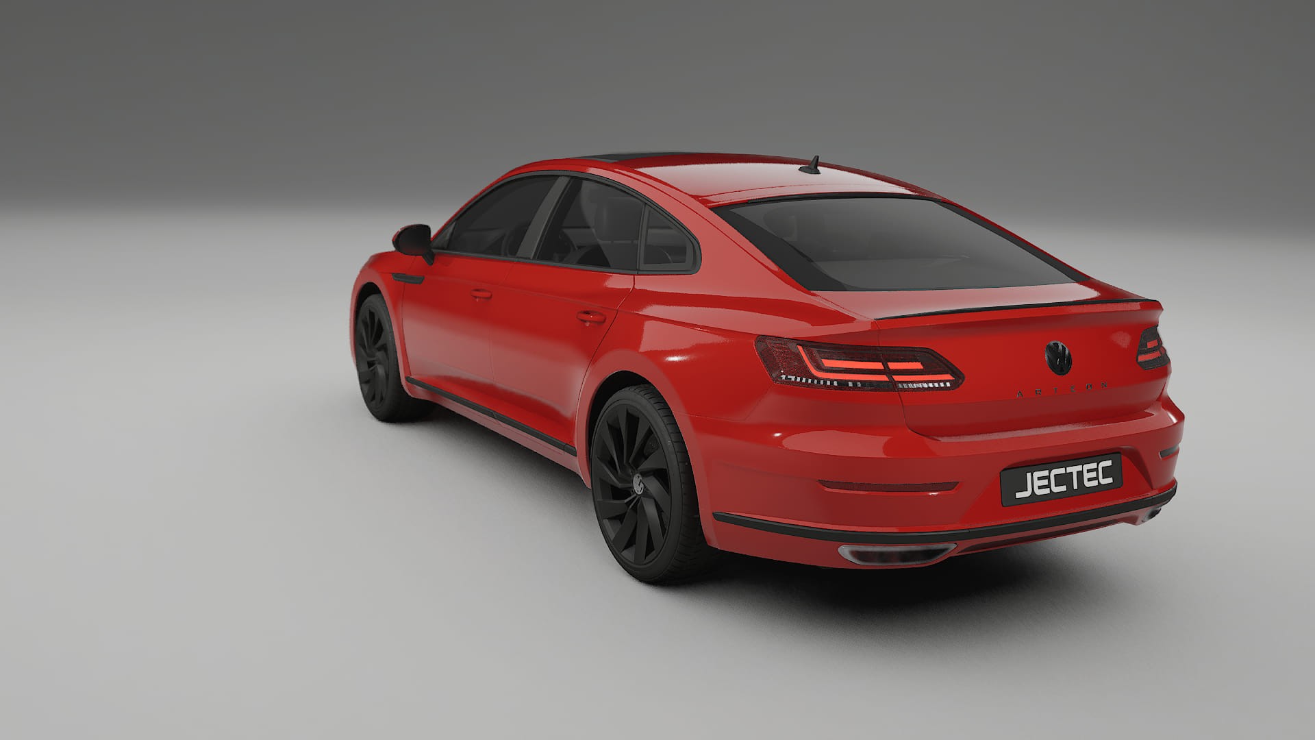 VW Arteon R 3H prefacelift pre LCI TPU Lackskyddsfilm | BLAZE Färgskiftande PPF – Komplett Förskuret Kit
