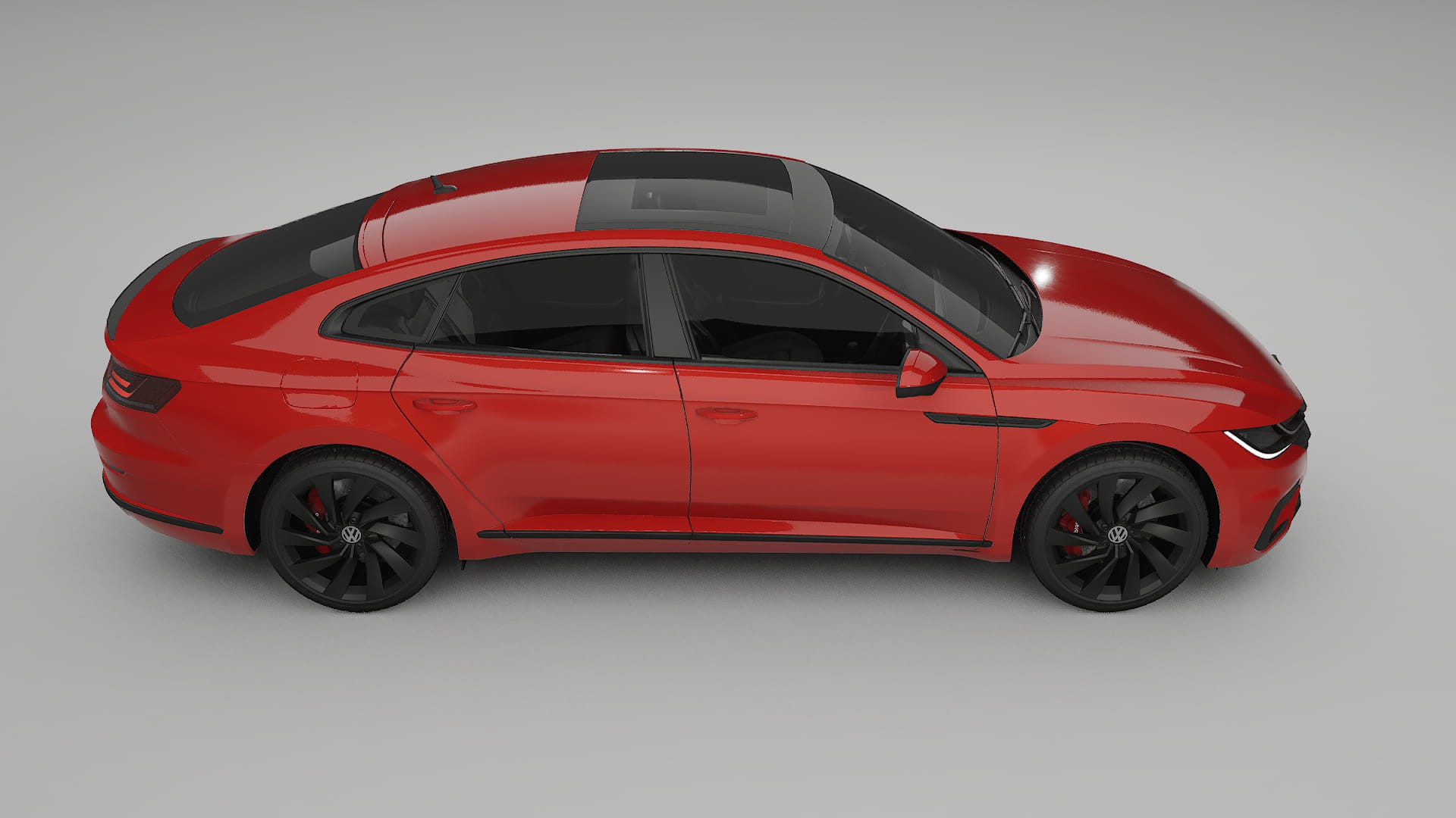 VW Arteon R 3H prefacelift pre LCI TPU Lackskyddsfilm | BLAZE Färgskiftande PPF – Komplett Förskuret Kit