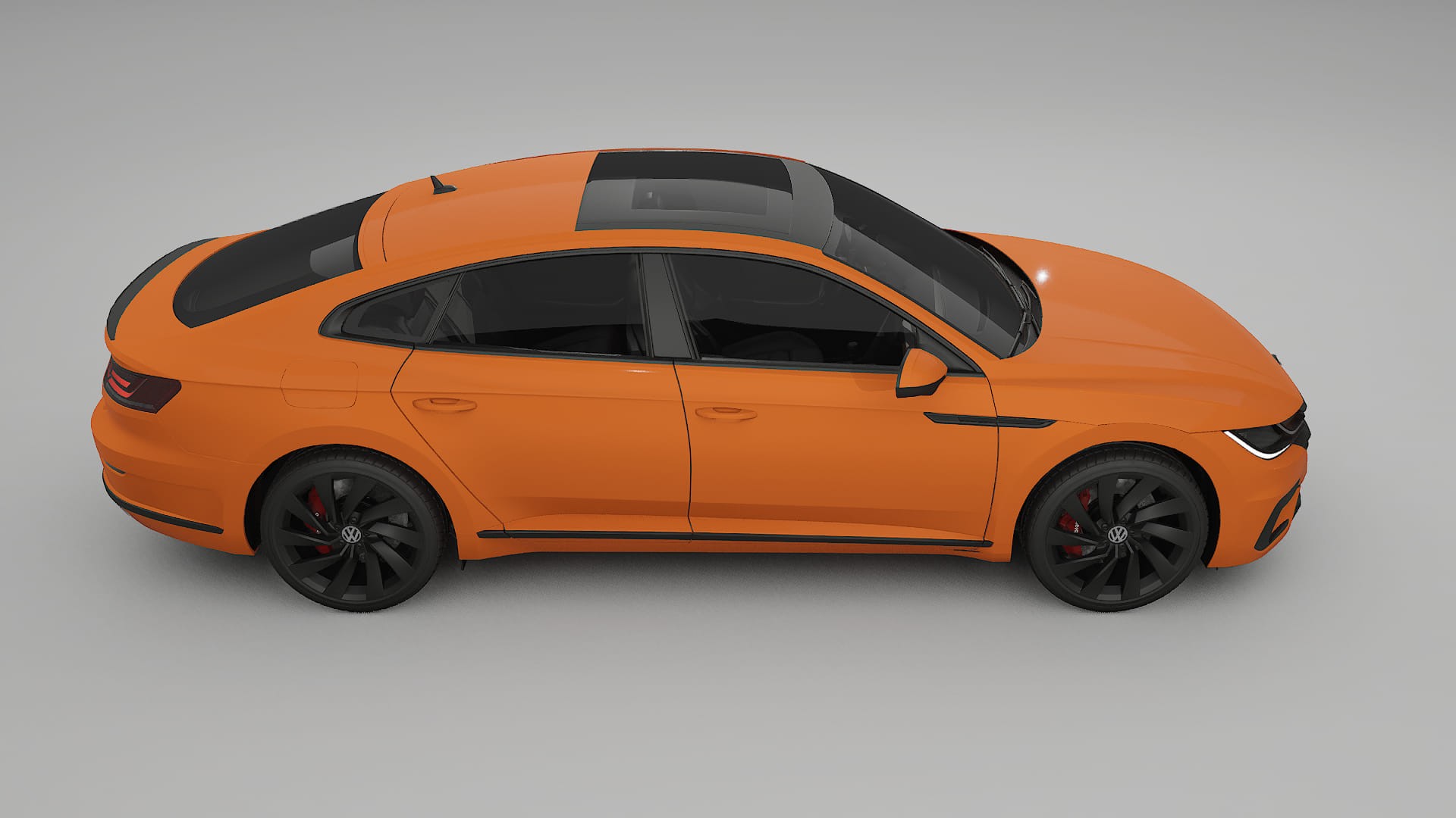 VW Arteon R 3H prefacelift pre LCI TPU Lackskyddsfilm | ROCKET Färgskiftande PPF – Komplett Förskuret Kit