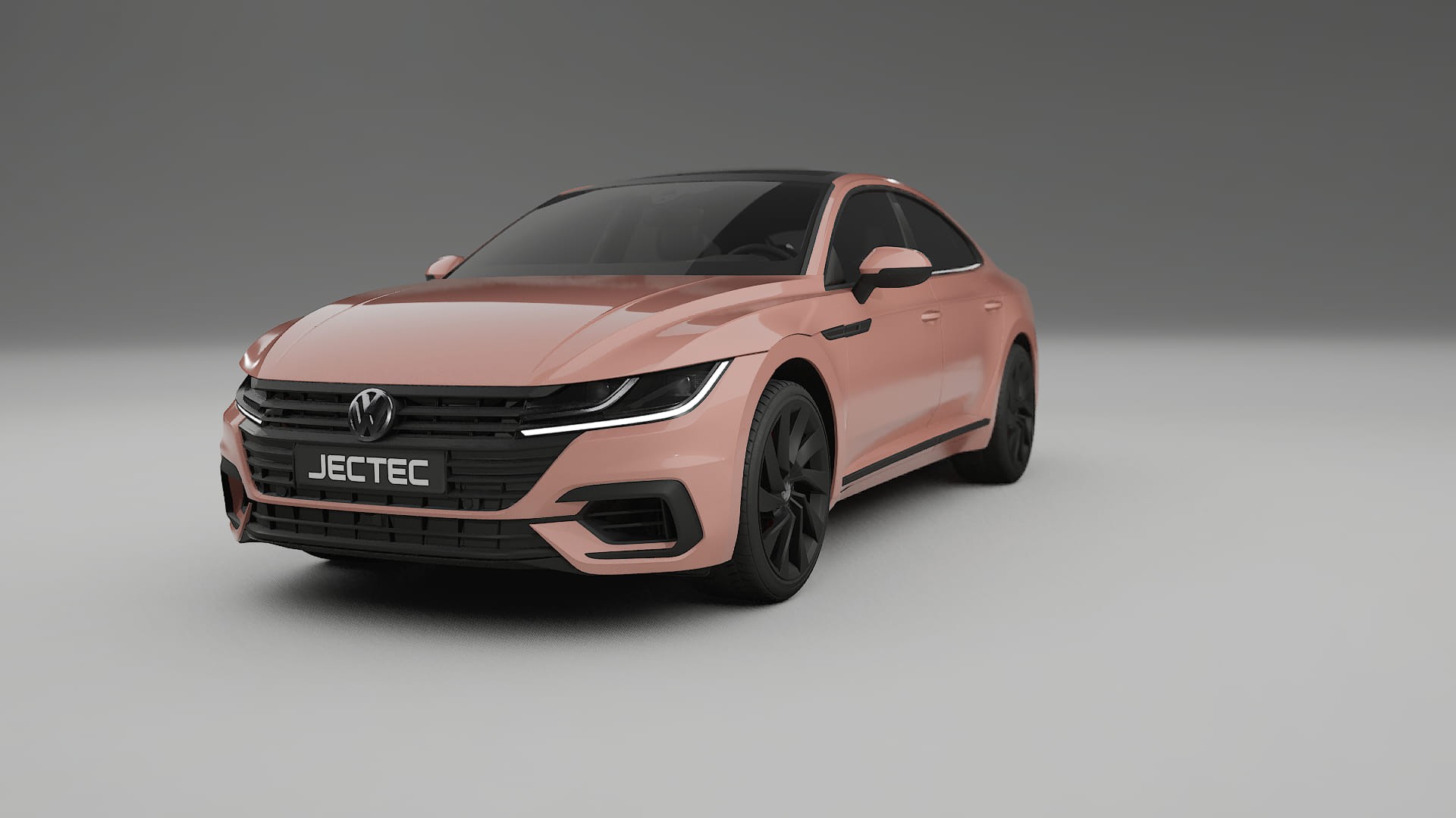 VW Arteon R 3H prefacelift pre LCI TPU Lackskyddsfilm | BLUSH Färgskiftande PPF – Komplett Förskuret Kit