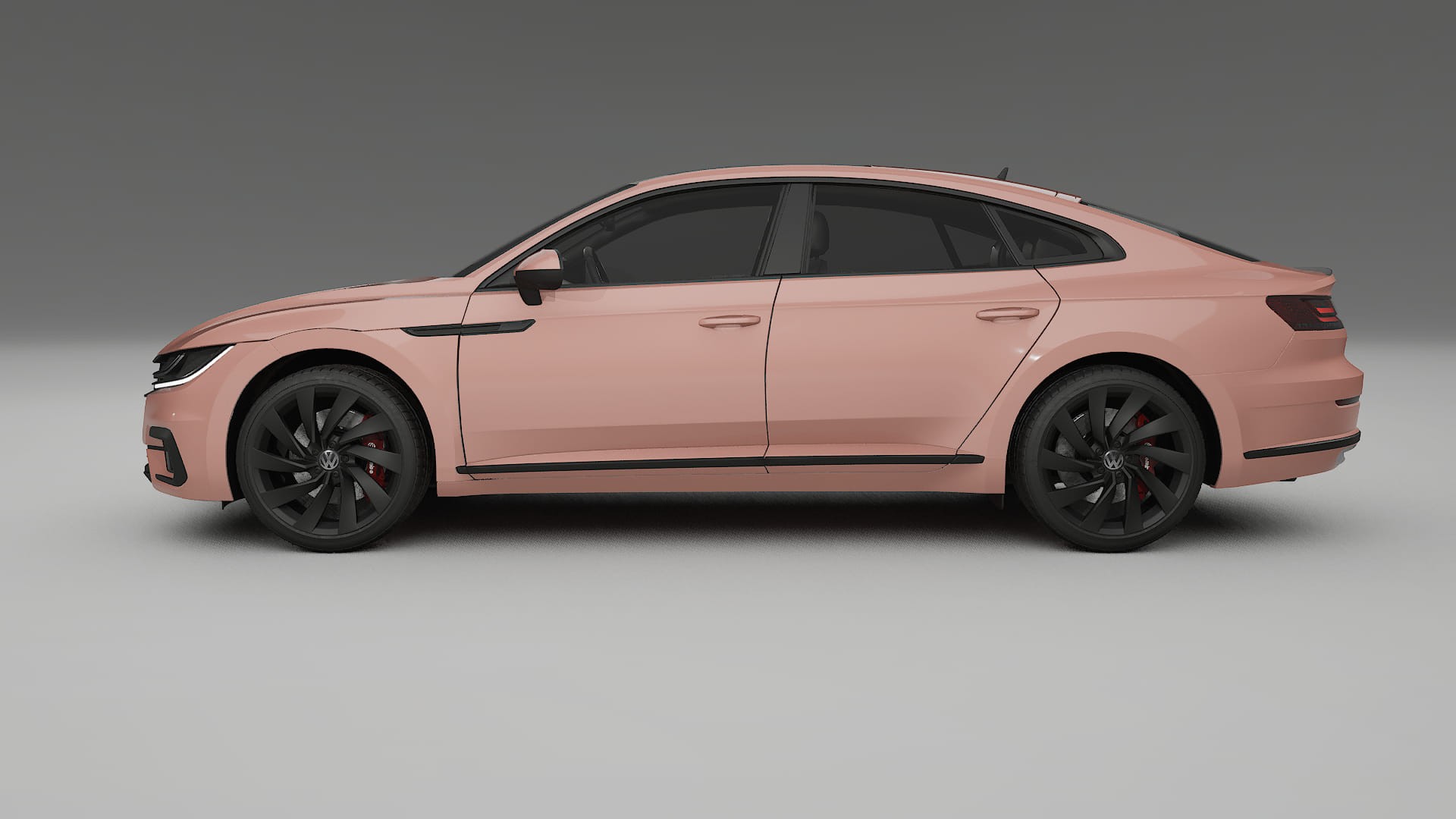 VW Arteon R 3H prefacelift pre LCI TPU Lackskyddsfilm | BLUSH Färgskiftande PPF – Komplett Förskuret Kit