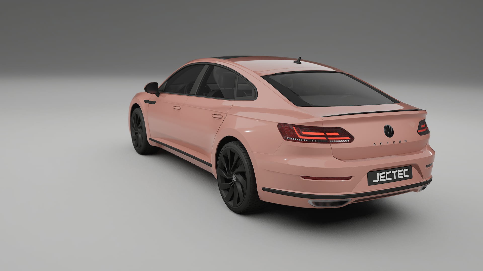 VW Arteon R 3H prefacelift pre LCI TPU Lackskyddsfilm | BLUSH Färgskiftande PPF – Komplett Förskuret Kit