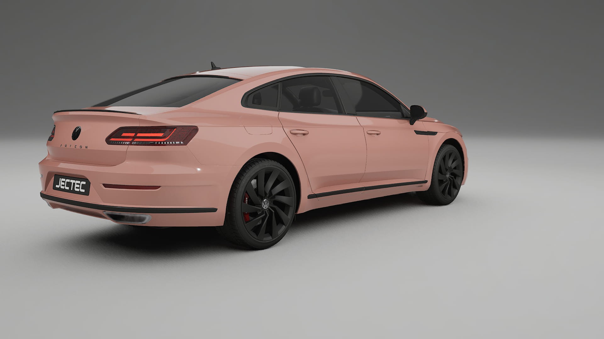 VW Arteon R 3H prefacelift pre LCI TPU Lackskyddsfilm | BLUSH Färgskiftande PPF – Komplett Förskuret Kit