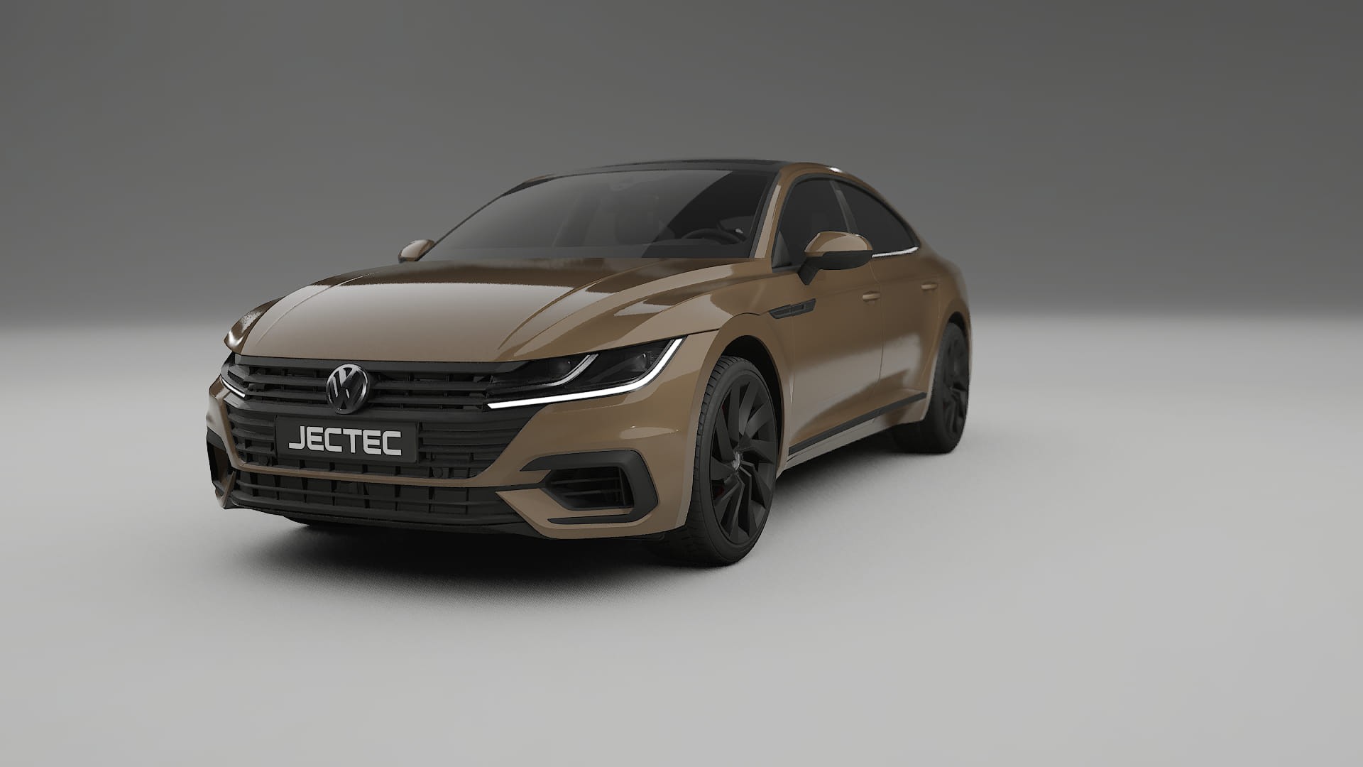 VW Arteon R 3H prefacelift pre LCI TPU Lackskyddsfilm | SAHARA Färgskiftande PPF – Komplett Förskuret Kit