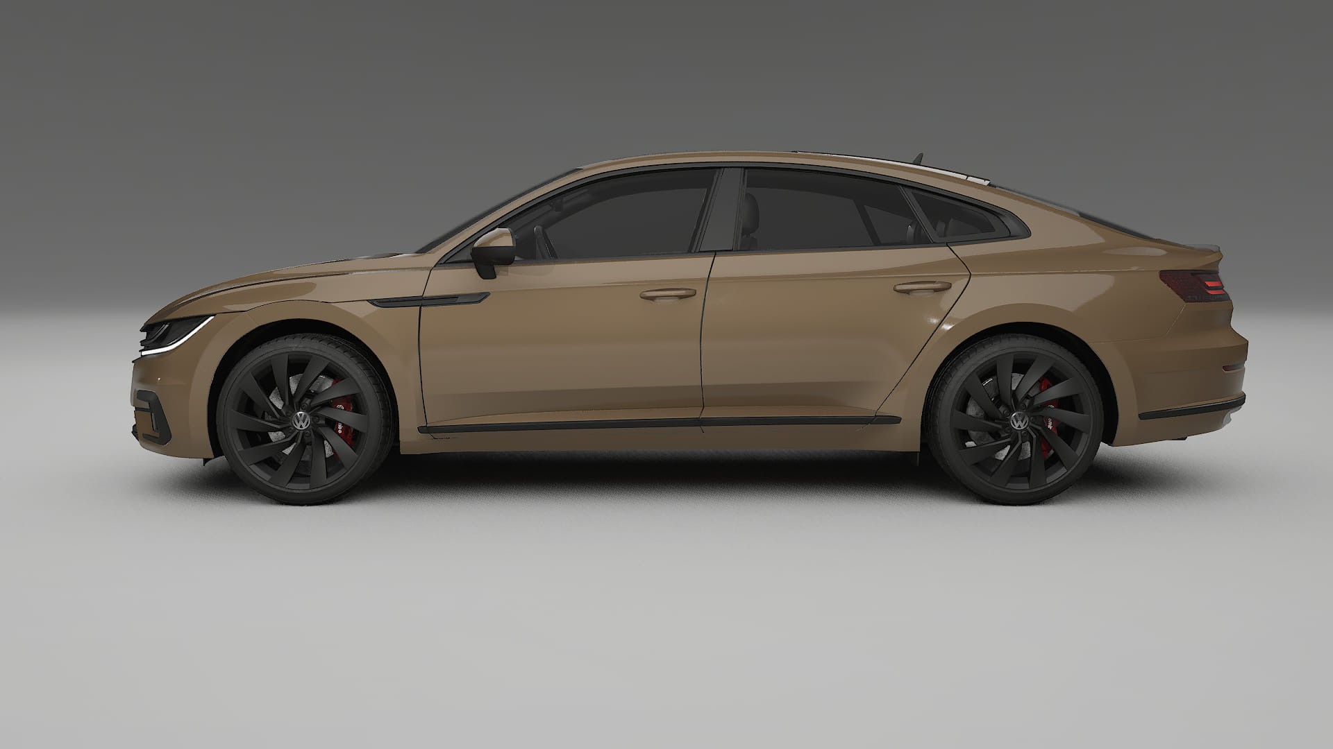 VW Arteon R 3H prefacelift pre LCI TPU Lackskyddsfilm | SAHARA Färgskiftande PPF – Komplett Förskuret Kit