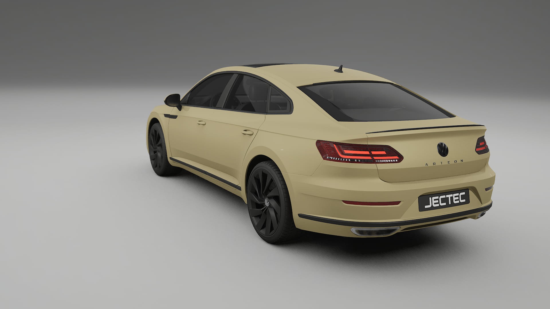 VW Arteon R 3H prefacelift pre LCI TPU Lackskyddsfilm | SAND Färgskiftande PPF – Komplett Förskuret Kit