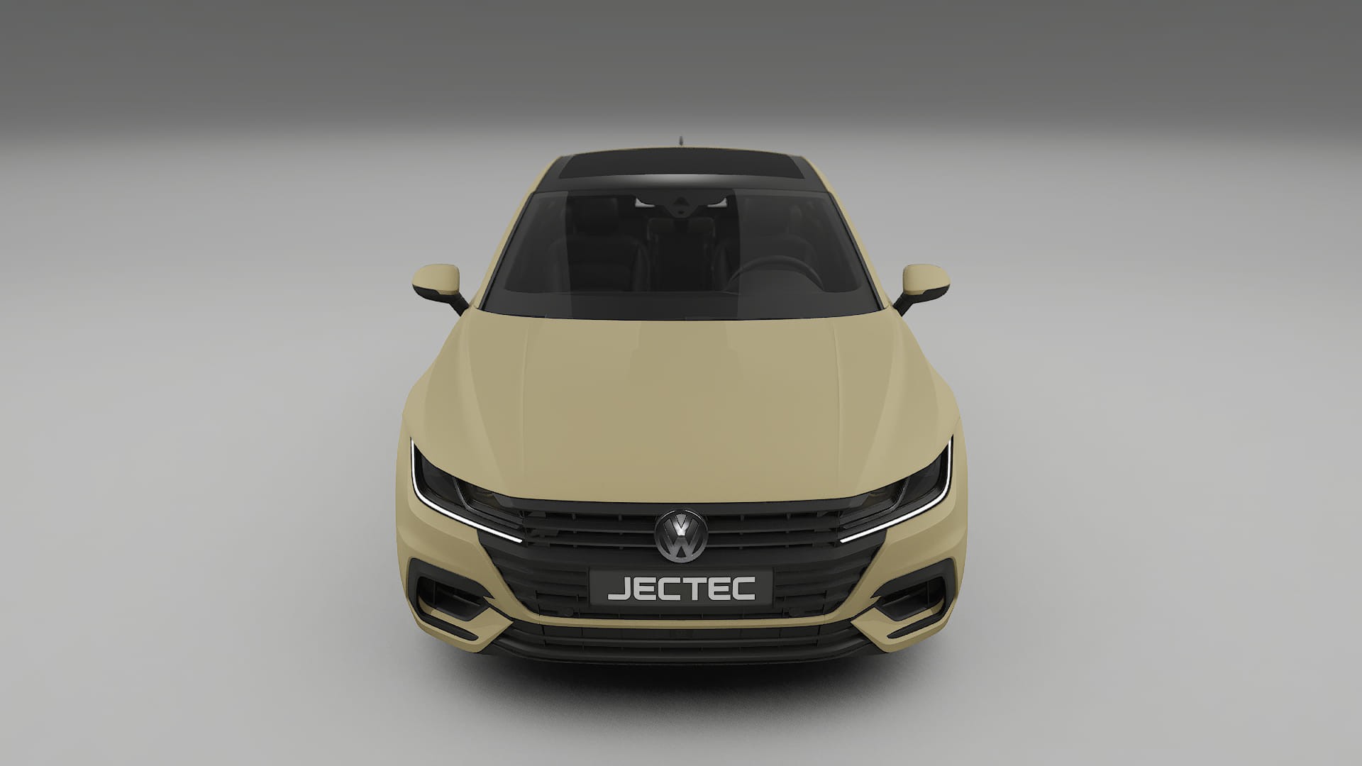 VW Arteon R 3H prefacelift pre LCI TPU Lackskyddsfilm | SAND Färgskiftande PPF – Komplett Förskuret Kit