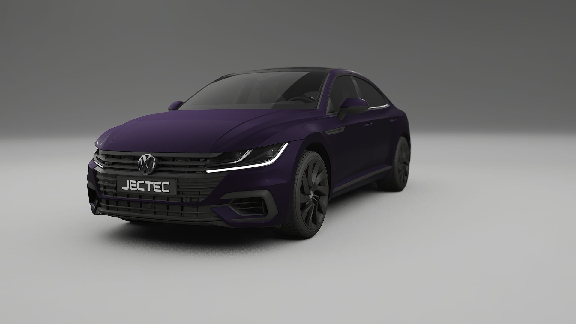 VW Arteon R 3H prefacelift pre LCI TPU Lackskyddsfilm | VIOLET Färgskiftande PPF – Komplett Förskuret Kit
