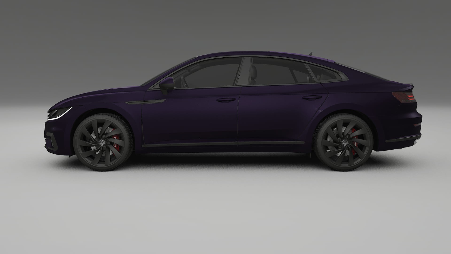 VW Arteon R 3H prefacelift pre LCI TPU Lackskyddsfilm | VIOLET Färgskiftande PPF – Komplett Förskuret Kit
