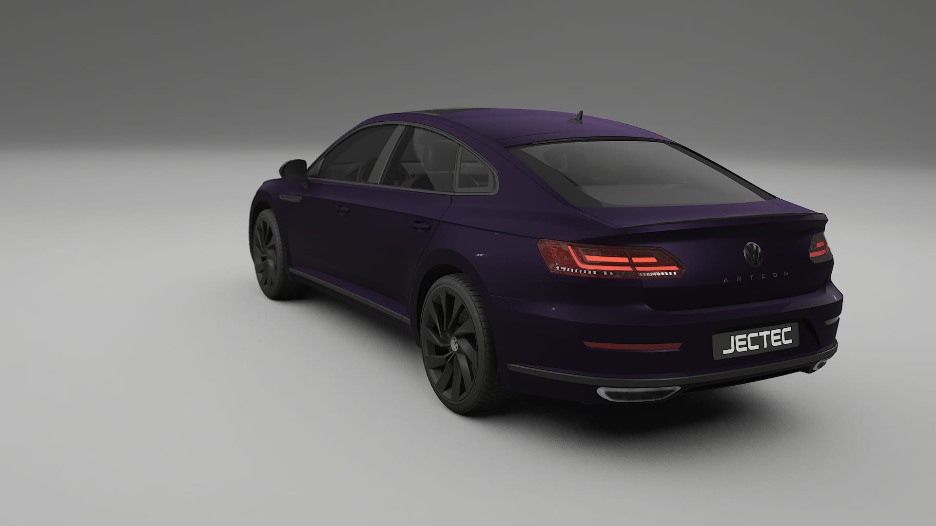 VW Arteon R 3H prefacelift pre LCI TPU Lackskyddsfilm | VIOLET Färgskiftande PPF – Komplett Förskuret Kit