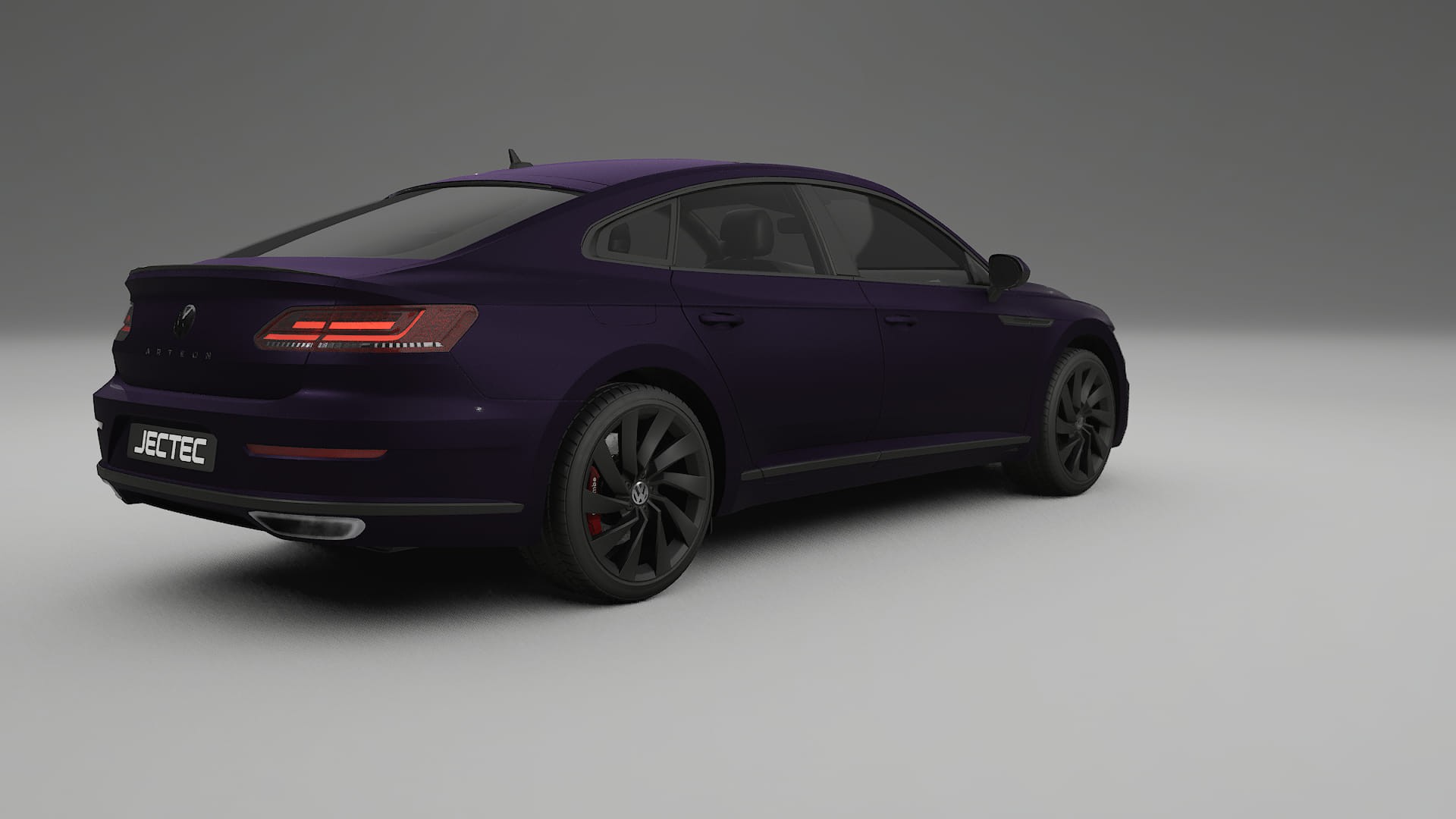 VW Arteon R 3H prefacelift pre LCI TPU Lackskyddsfilm | VIOLET Färgskiftande PPF – Komplett Förskuret Kit