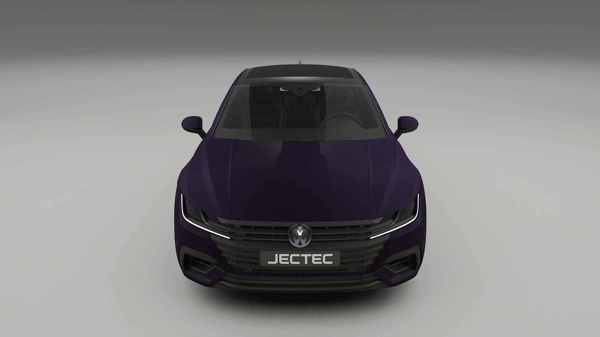 VW Arteon R 3H prefacelift pre LCI TPU Lackskyddsfilm | VIOLET Färgskiftande PPF – Komplett Förskuret Kit