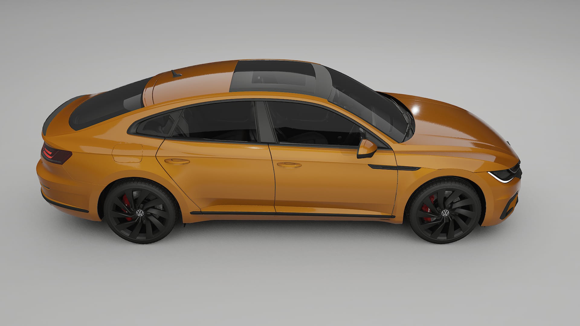 VW Arteon R 3H prefacelift pre LCI TPU Lackskyddsfilm | DAISY Färgskiftande PPF – Komplett Förskuret Kit