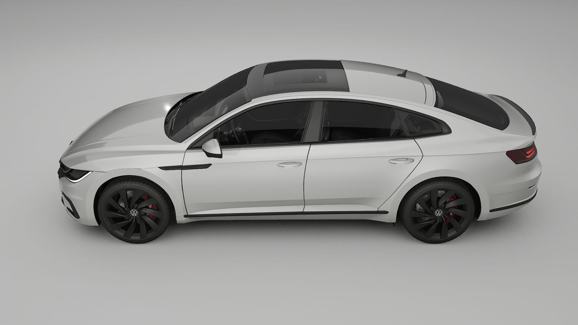 VW Arteon R 3H prefacelift pre LCI TPU Lackskyddsfilm | PEARL Färgskiftande PPF – Komplett Förskuret Kit