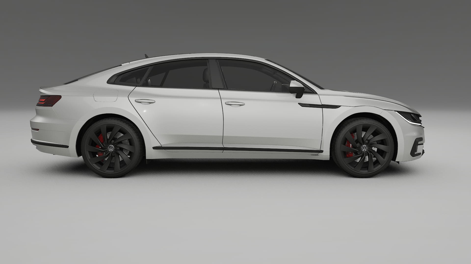 VW Arteon R 3H prefacelift pre LCI TPU Lackskyddsfilm | PEARL Färgskiftande PPF – Komplett Förskuret Kit