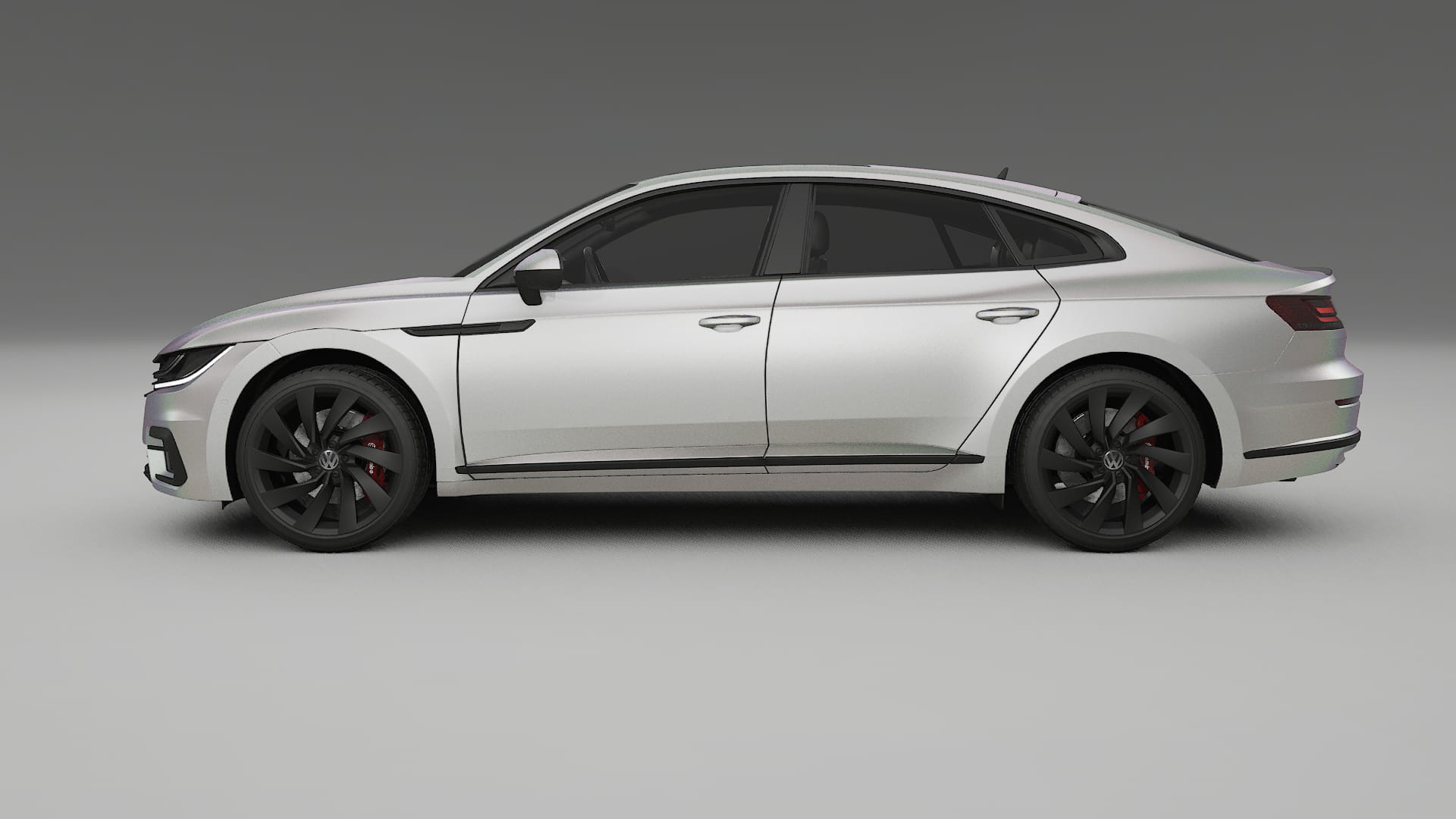 VW Arteon R 3H prefacelift pre LCI TPU Lackskyddsfilm | NEBULA Färgskiftande PPF – Komplett Förskuret Kit