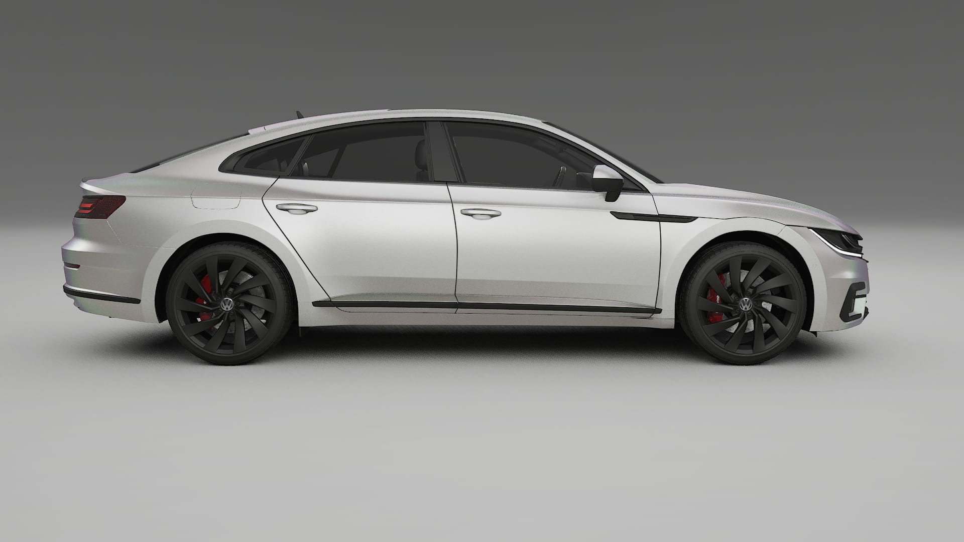 VW Arteon R 3H prefacelift pre LCI TPU Lackskyddsfilm | NEBULA Färgskiftande PPF – Komplett Förskuret Kit