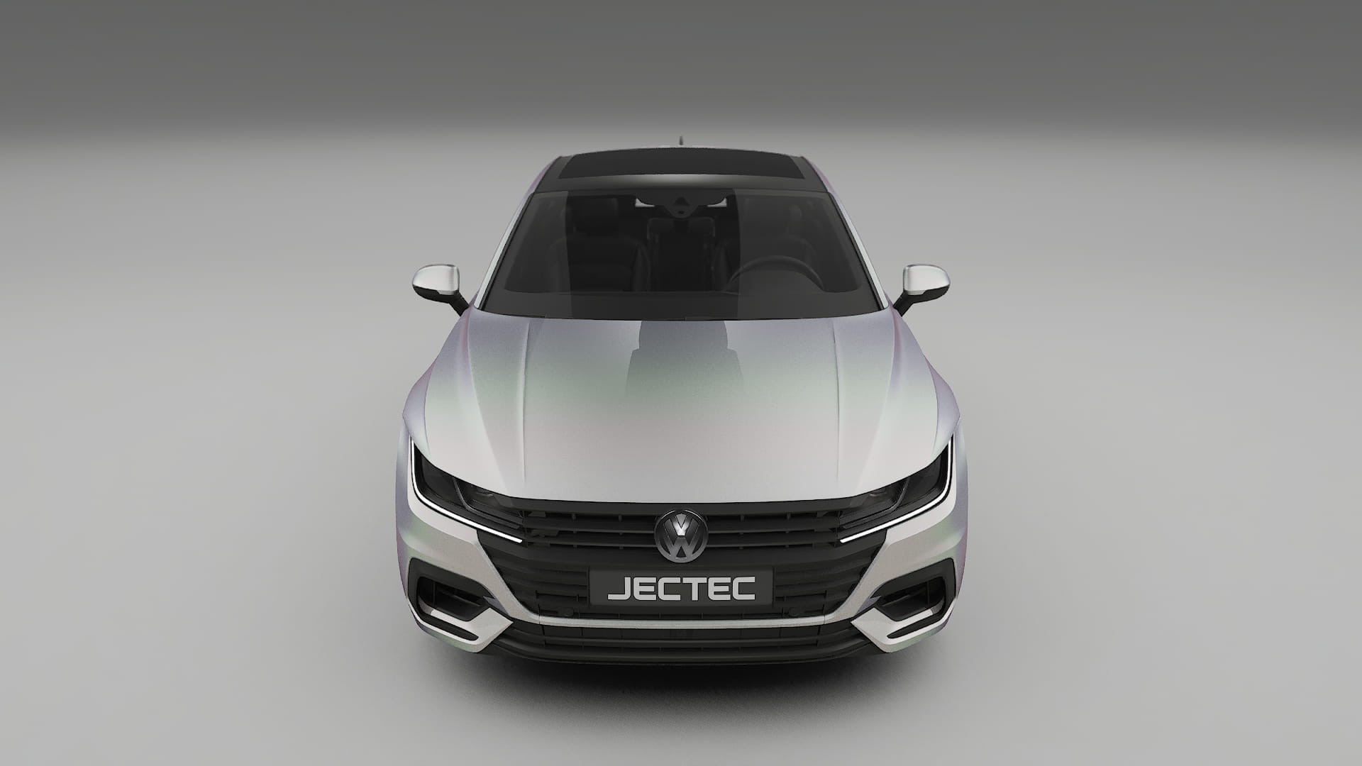 VW Arteon R 3H prefacelift pre LCI TPU Lackskyddsfilm | NEBULA Färgskiftande PPF – Komplett Förskuret Kit