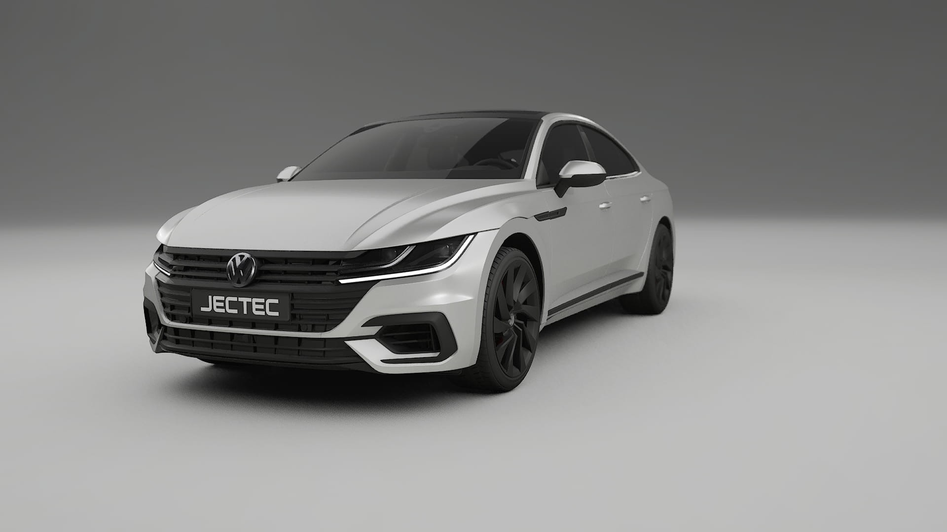 VW Arteon R 3H prefacelift pre LCI TPU Lackskyddsfilm | OPAL Färgskiftande PPF – Komplett Förskuret Kit