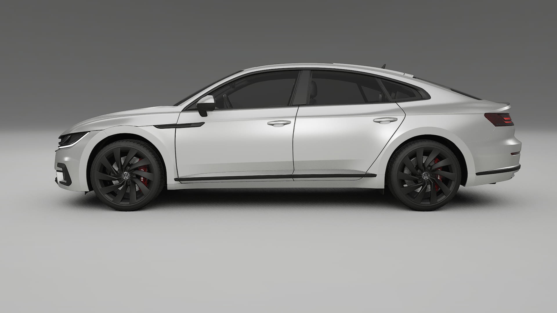 VW Arteon R 3H prefacelift pre LCI TPU Lackskyddsfilm | OPAL Färgskiftande PPF – Komplett Förskuret Kit