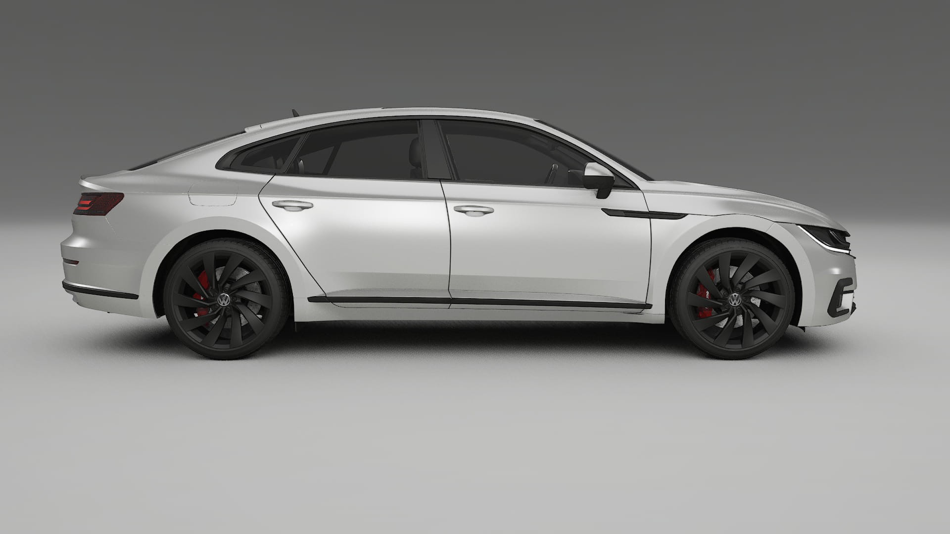 VW Arteon R 3H prefacelift pre LCI TPU Lackskyddsfilm | OPAL Färgskiftande PPF – Komplett Förskuret Kit