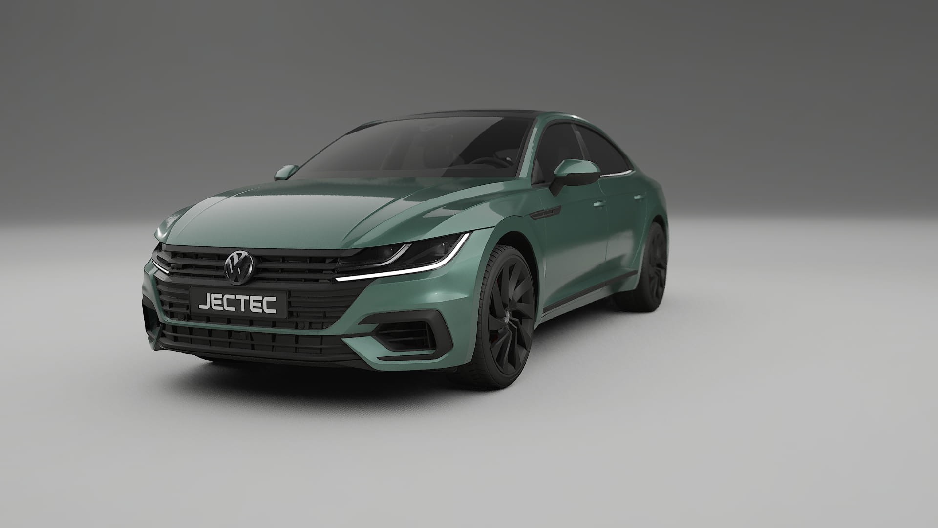 VW Arteon R 3H prefacelift pre LCI TPU Lackskyddsfilm | EVERGREEN Färgskiftande PPF – Komplett Förskuret Kit