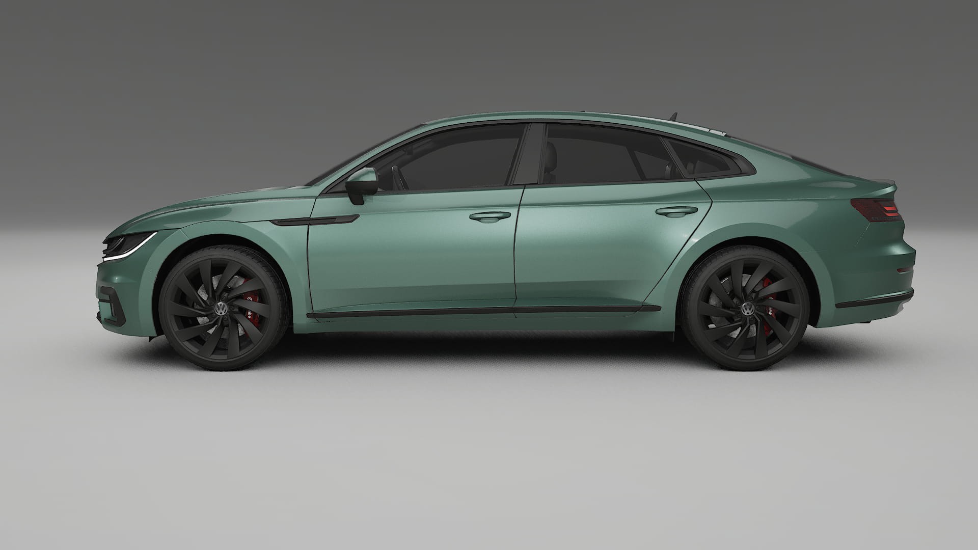 VW Arteon R 3H prefacelift pre LCI TPU Lackskyddsfilm | EVERGREEN Färgskiftande PPF – Komplett Förskuret Kit