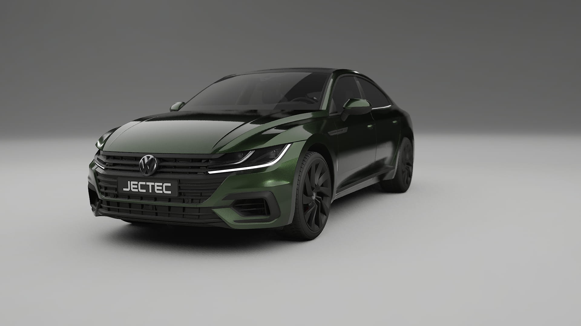 VW Arteon R 3H prefacelift pre LCI TPU Lackskyddsfilm | LAGOON Färgskiftande PPF – Komplett Förskuret Kit