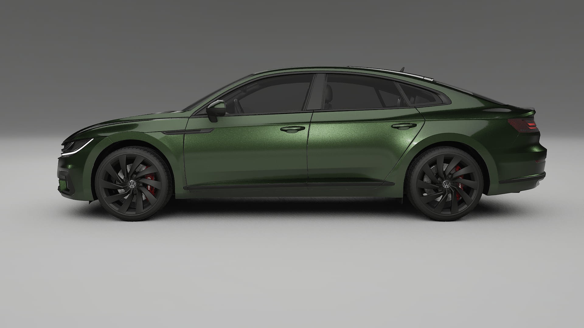 VW Arteon R 3H prefacelift pre LCI TPU Lackskyddsfilm | LAGOON Färgskiftande PPF – Komplett Förskuret Kit