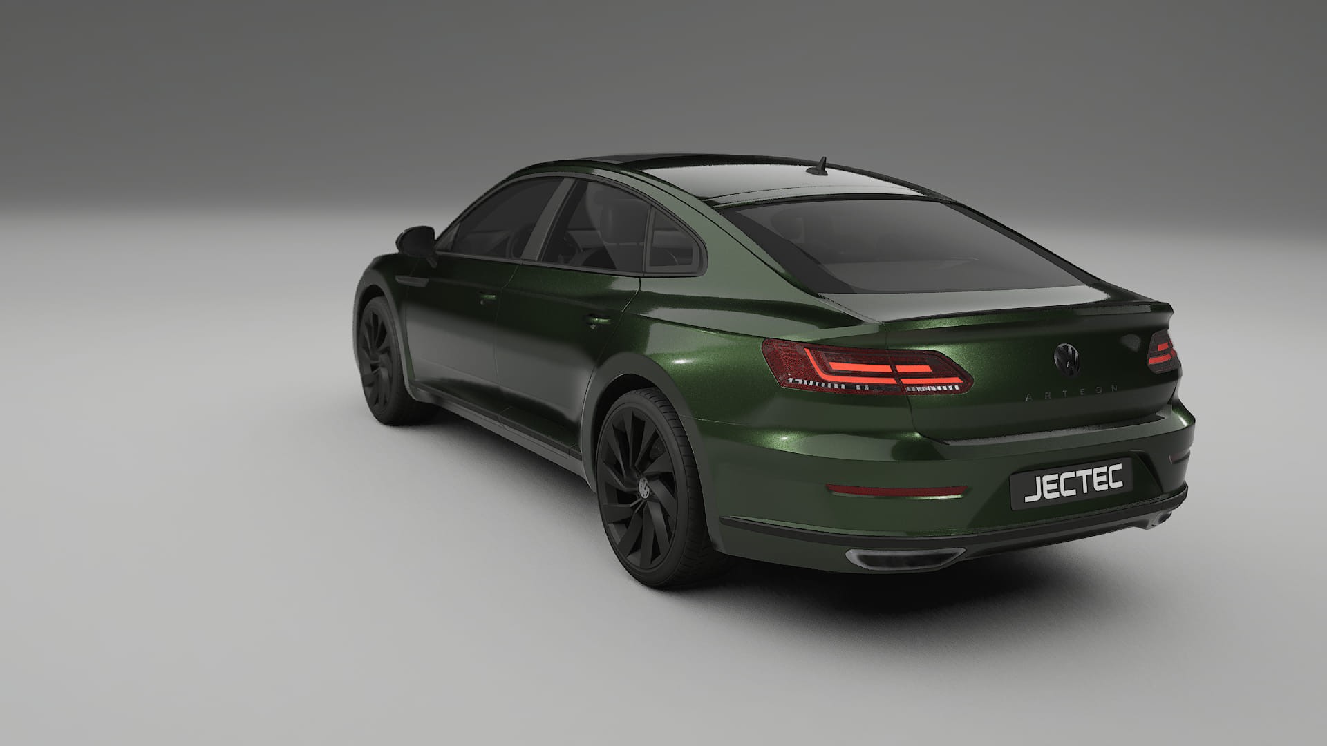 VW Arteon R 3H prefacelift pre LCI TPU Lackskyddsfilm | LAGOON Färgskiftande PPF – Komplett Förskuret Kit