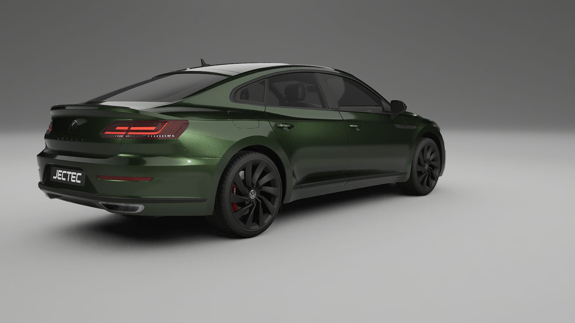 VW Arteon R 3H prefacelift pre LCI TPU Lackskyddsfilm | LAGOON Färgskiftande PPF – Komplett Förskuret Kit